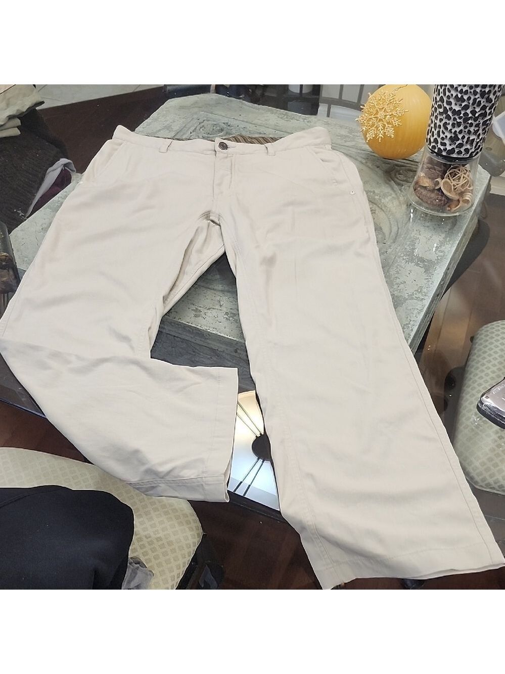 LULulemon ATHLETICA MENS LOOSE BEIGE DRESSY PANTS 36x31